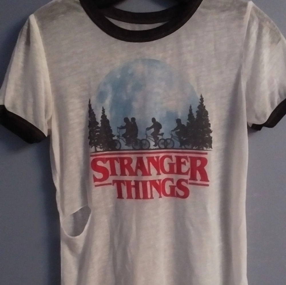 Vtg stranger things ringer tee